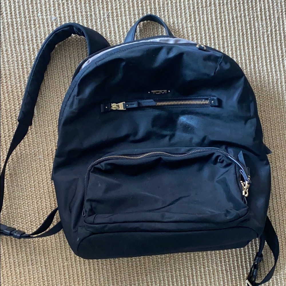 Tumi Voyageur Halle Black Nylon Backpack